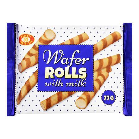 Вафельні трубочки ХБФ з молоком 77г